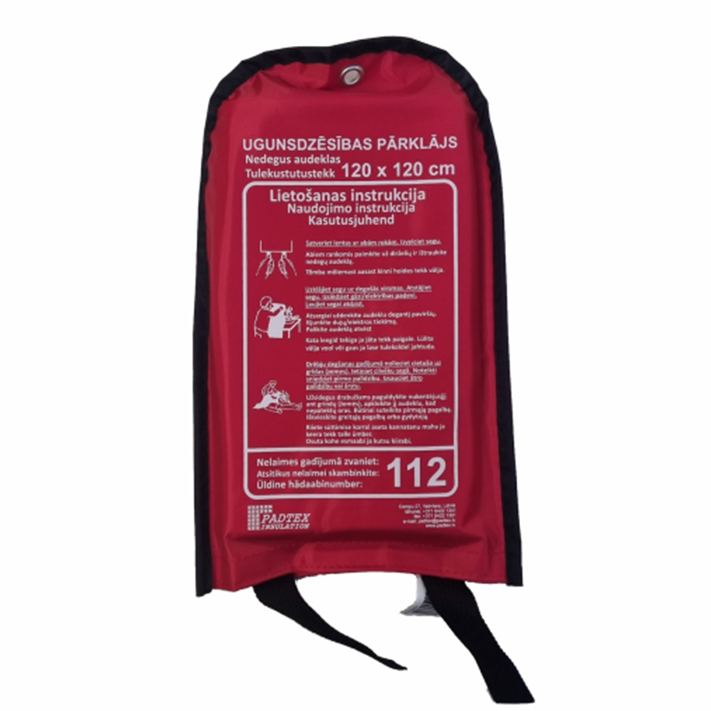 Tulekustutusvaip 120 x 120 cm