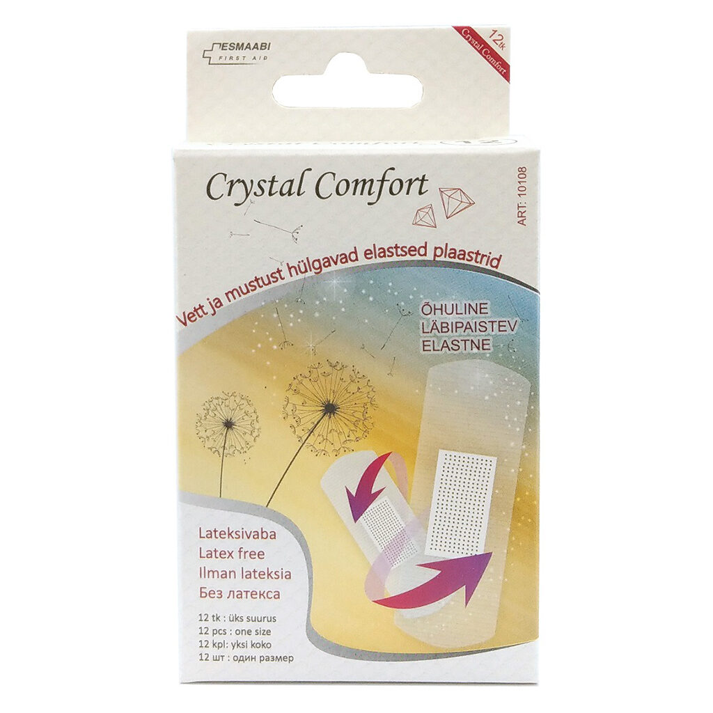 CRYSTAL COMFORT läbipaistvad plaastrid