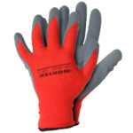 WORTEX WG330 latekskattega polüestrist kindad