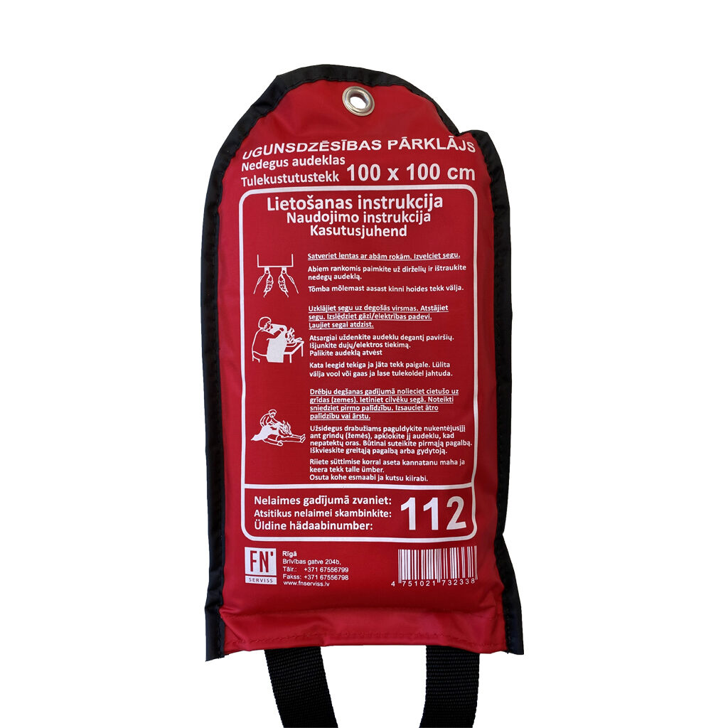 Tulekustutusvaip 100 x 100 cm