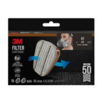 3M 6055 gaasifilter A2 blisterpakendis